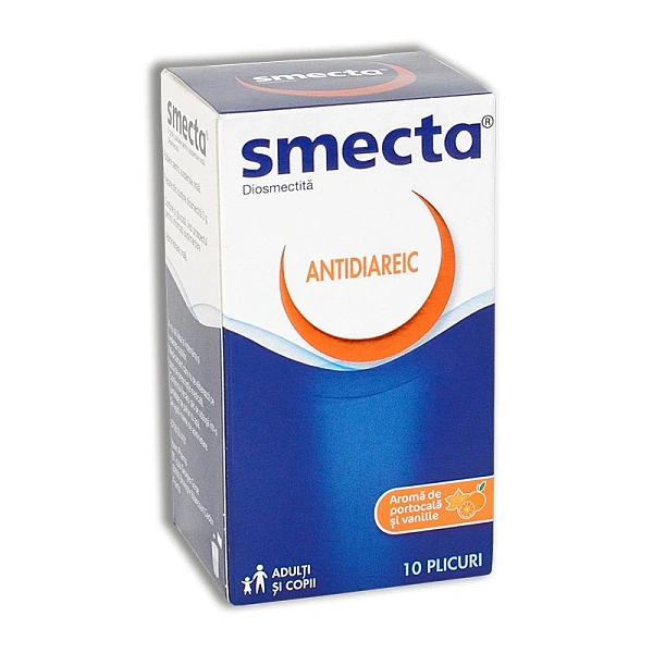 Smecta 3g plic. cu gust de vanilie N10 Smecta 3g plic. cu gust de vanilie N10