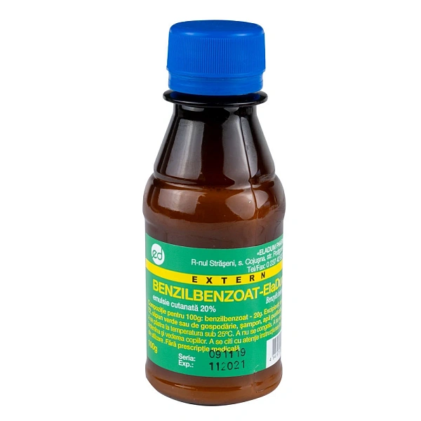 Benzilbenzoat 20% 50g emuls. Benzilbenzoat 20% 50g emuls.