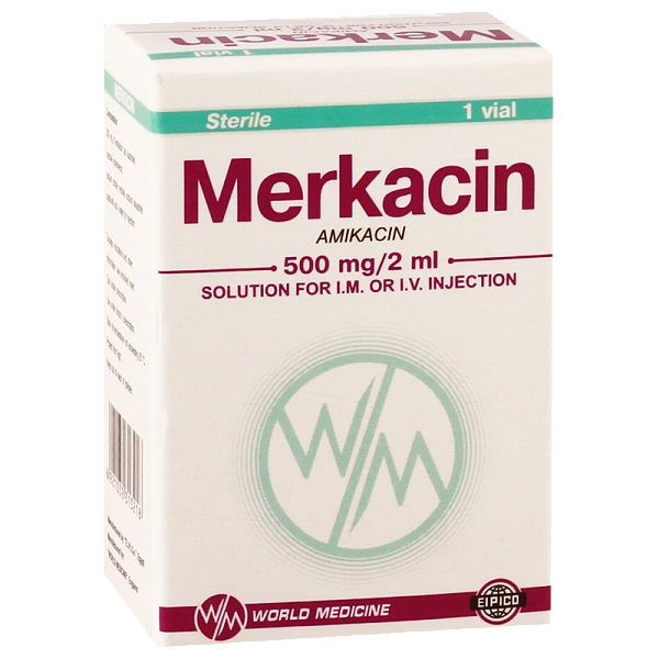 Merkacin 500mg/2ml sol.inj. N1