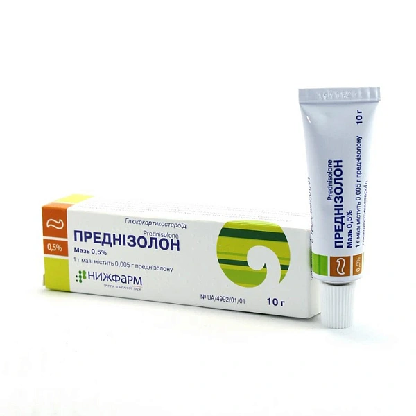 Prednisolon 0.5% 10g ung.