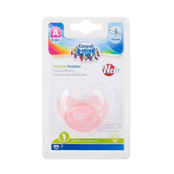 Canpol Baby 22/419 Suzeta ortodontica silicon 0-6luni Pastelove Canpol Baby 22/419 Suzeta ortodontica silicon 0-6luni Pastelove