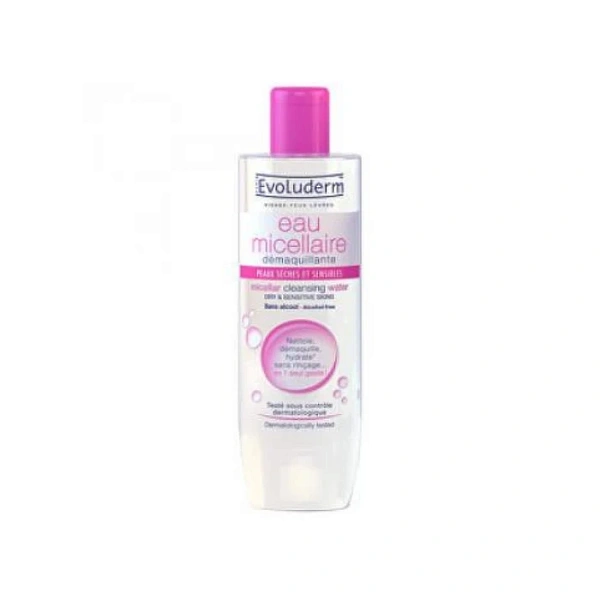 Evoluderm Loțiune micelară pentru ten uscat senzitiv 250ml (16288) Evoluderm Loțiune micelară pentru ten uscat senzitiv 250ml (16288)
