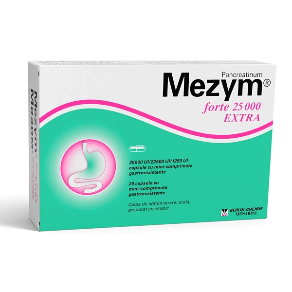 Mezym Forte EXTRA 25000UI caps.N20
