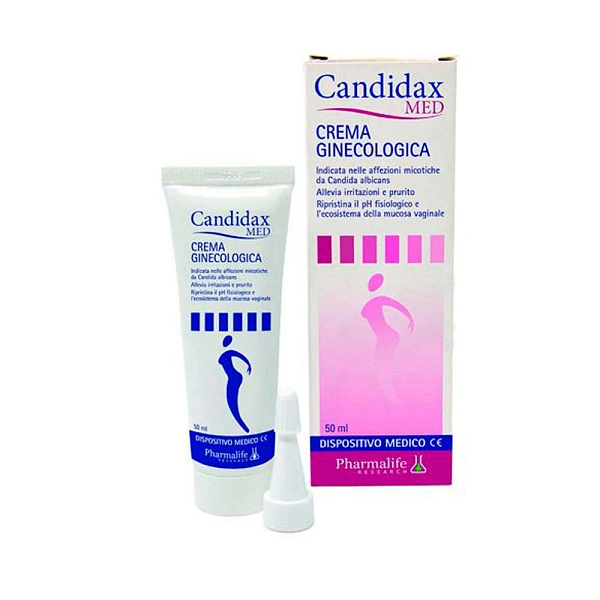 Pharmalife Candidax Med 50ml Cremă vaginală cu aplicator N1 Pharmalife Candidax Med 50ml Cremă vaginală cu aplicator N1