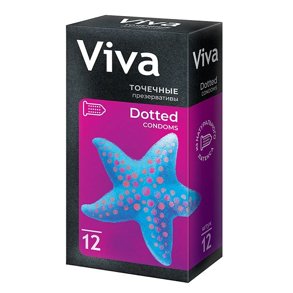 Prezervative Viva N12 Dotted (perlat reliefate) Prezervative Viva N12 Dotted (perlat reliefate)