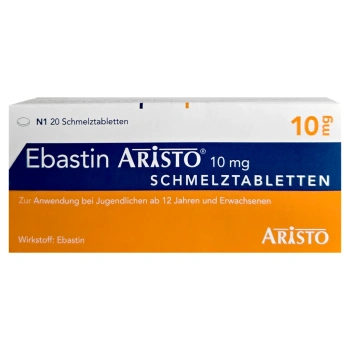 Ebastin Aristo 10mg comp.orodisp. N10x2