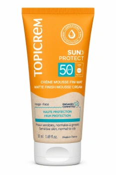 Topicrem Crema matifianta cu protectia solara SPF50+, 50ml