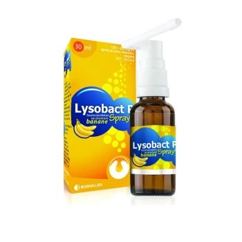 Lysobact P Spray cu aroma de banana bucofaring. 30ml N1