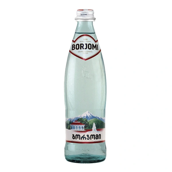 Apă minerală Borjomi 0.5L carbogazoasă sticlă Apă minerală Borjomi 0.5L carbogazoasă sticlă