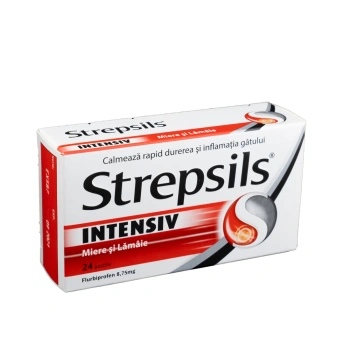 Strepsils Intensiv Miere si Lamaie 8,75mg pastile N8x3