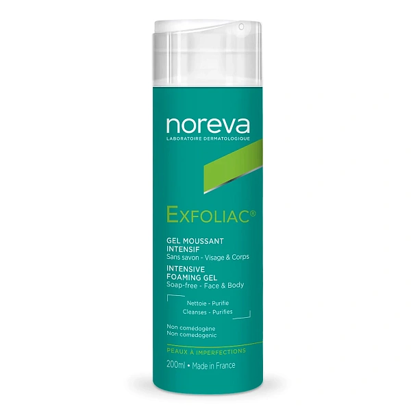 Noreva EXFOLIAC Gel spumant 200ml Noreva EXFOLIAC Gel spumant 200ml