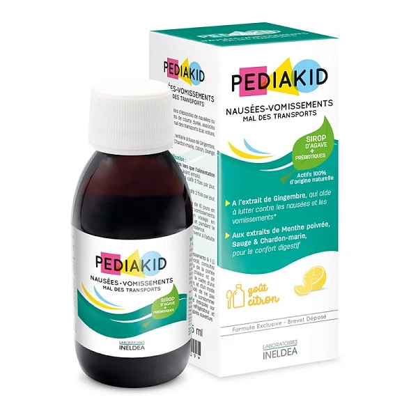 INELDEA Pediakid Nausses-vomissements (greață-vomă) sirop 125 ml INELDEA Pediakid Nausses-vomissements (greață-vomă) sirop 125 ml