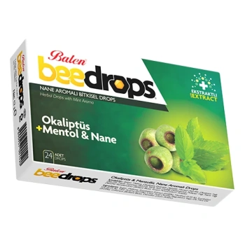 Balen Beedrops Menta cu Eucalipt pastile N24