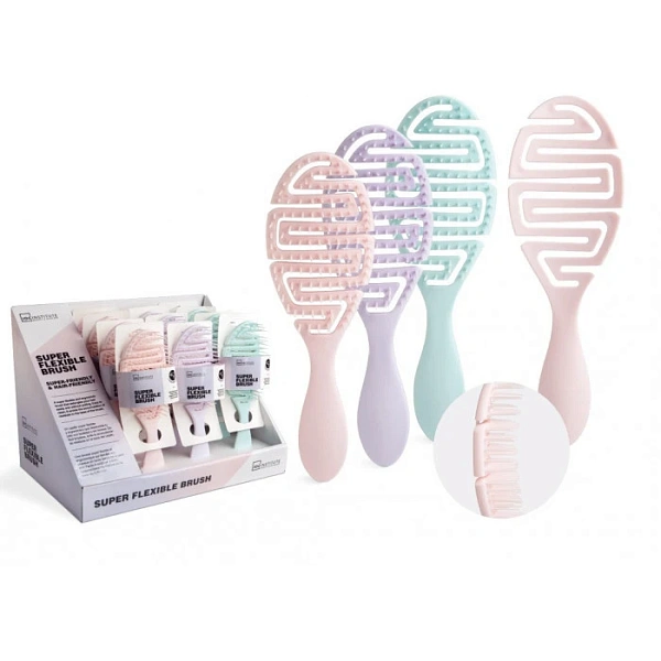 IDC Institute Perie flexibila pentru par in asortiment