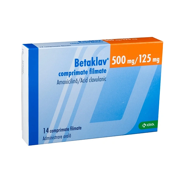 Betaklav 500 mg/125 mg comp. film. N7x2 Betaklav 500 mg/125 mg comp. film. N7x2