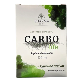 Carbune activat Carbo Life 250mg comp. N100