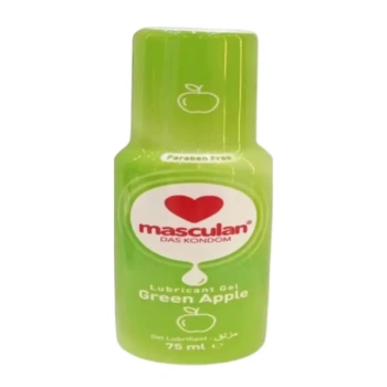 Gel lubrifiant Masculan Green Apple 75ml (cu dozator) (20%)