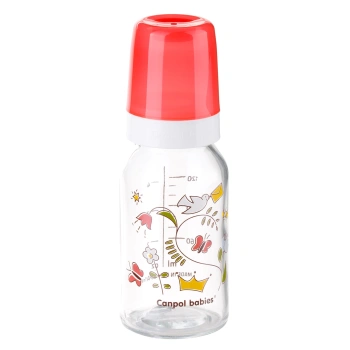 Canpol Baby 42/202 Biberon din sticla cu desen 120ml