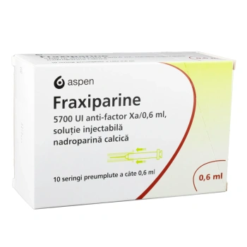Fraxiparin 5700UI anti xa/0.6ml sol.inj.ser. N2x5