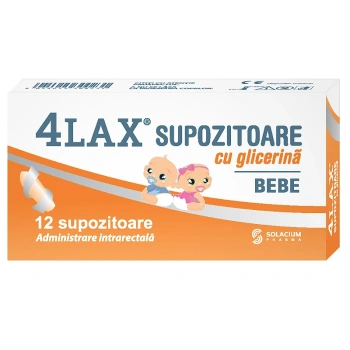 4LAX supozitoare cu glicerina bebe Nr.12