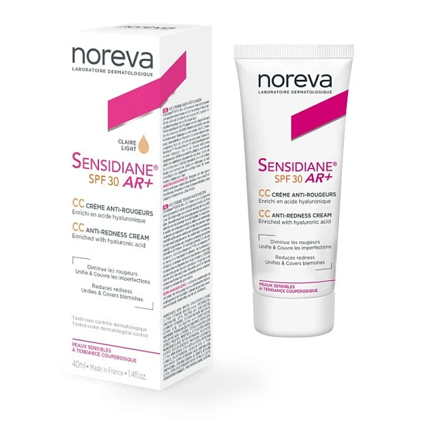 Noreva SENSIDIANE AR+ CC Cremă Light SPF30 40ml