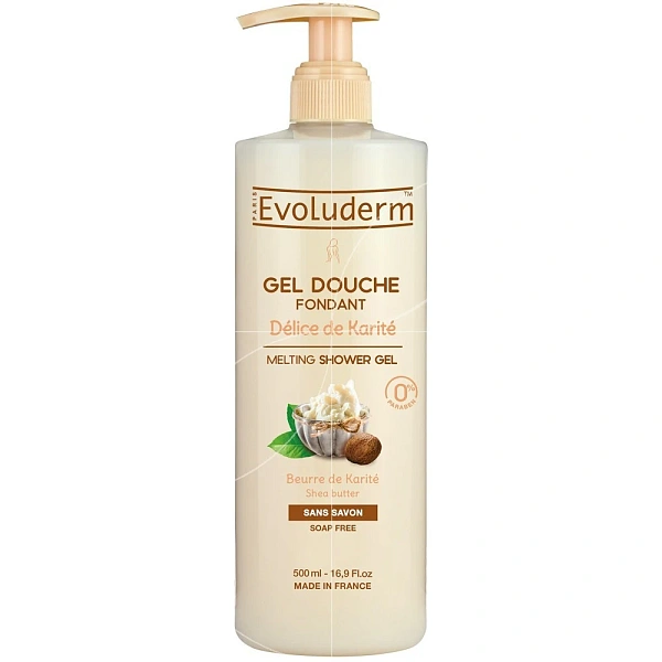 Evoluderm Gel de dus cu extract de karite 1000ml (18344)