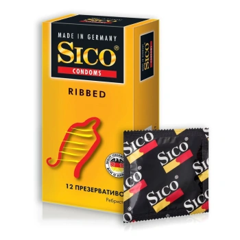 Prezervative Sico N12 Ribbed (relief inelat)