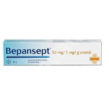 Bepansept 50mg/5mg/g 30g cremă