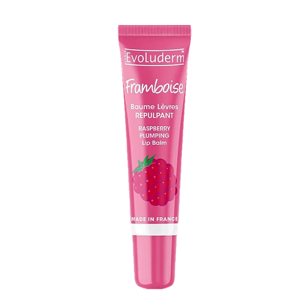 Evoluderm Balsam de buze cu efect de umplere cu zmeura 15ml