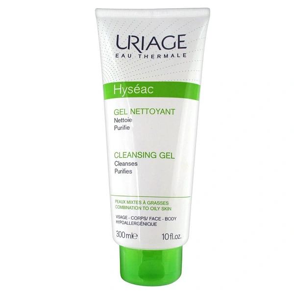 Uriage Hyseac Gel de curățare pentru ten mixt și gras, 300ml