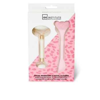 IDC Institute Set pentru curatarea fetei (perie + roller Jade)