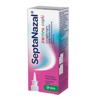 SeptaNazal p/u copii spray naz. sol. 0,5mg+50mg/ml 10ml 