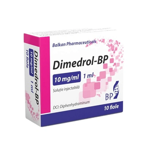 Dimedrol-BP 10mg/ml 1ml sol.inj. N5x2