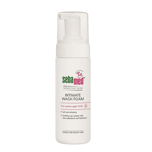 Sebamed Spumă pentru igiena intimă PH 3,8, pentru piele sensibilă 150ml  Sebamed Spumă pentru igiena intimă PH 3,8, pentru piele sensibilă 150ml