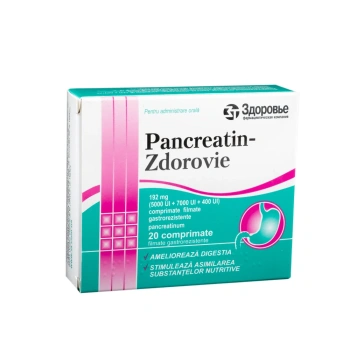 Pancreatin 192mg comp. film. N20 