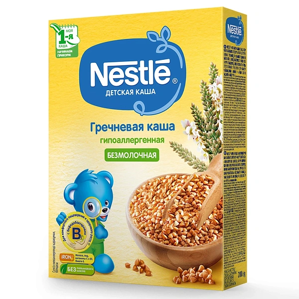 Nestle Terci Hrișcă fără lapte 200g Nestle Terci Hrișcă fără lapte 200g