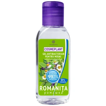 Viorica Cosmeplant Gel antibacterial pentru mâini Romaniță 50ml