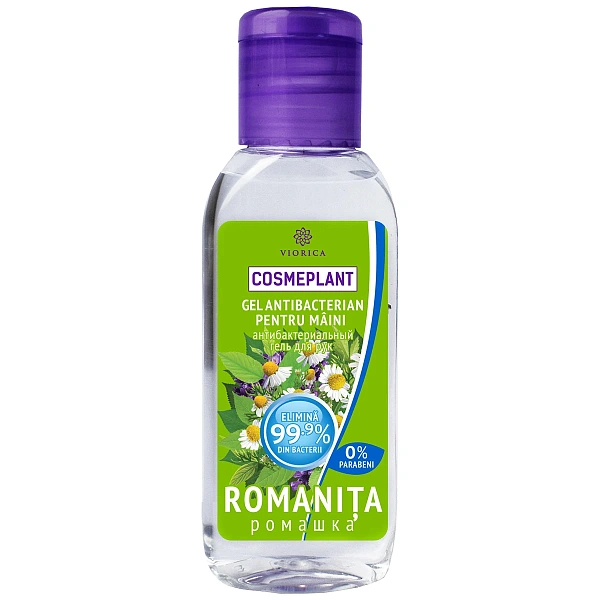 Viorica Cosmeplant Gel antibacterial pentru mâini Romaniță 50ml
