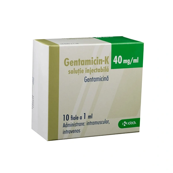 Gentamycin K 40mg/ml sol.inj. N10 Gentamycin K 40mg/ml sol.inj. N10