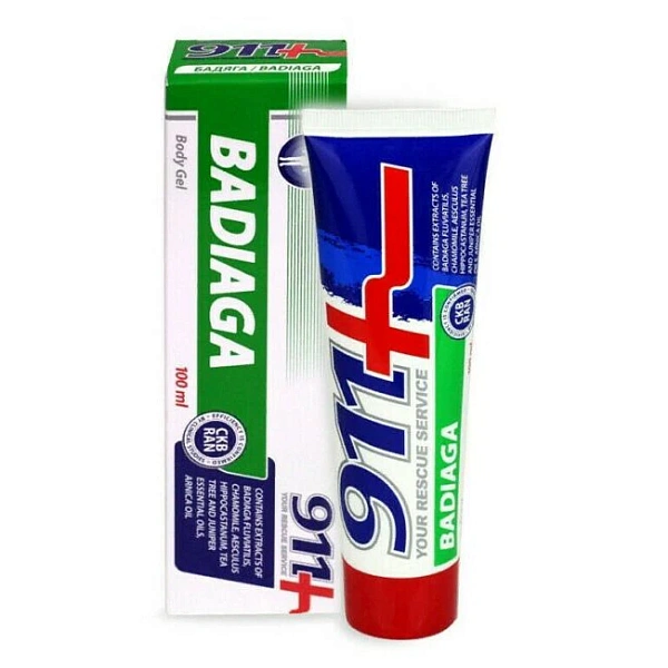 911 Badeaga Gel contra vinatailor șiloviturilor 100ml