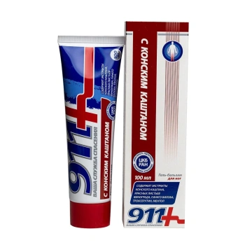 911 Cremă pentru picioare gel Castan 100ml