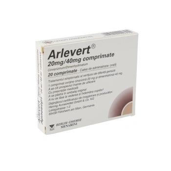 Arlevert 20mg+40mg comprimate N20