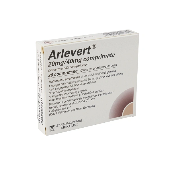 Arlevert 20mg+40mg comprimate N20