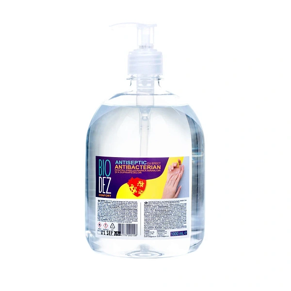 Antiseptic Bio-Dez confort sticla 1L cu dozator