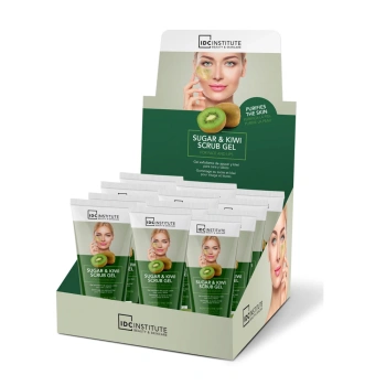 IDC Institute Scrub gel cu extract de kiwi și zahăr pentru față și buze 60ml