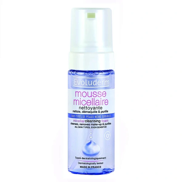 Evoluderm Spuma demachiant pentru toate tipurile de piele 150ml (17324) Evoluderm Spuma demachiant pentru toate tipurile de piele 150ml (17324)
