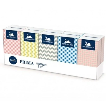 Harmony Servetele de buzunar mineralăi 3pliuri 10 N1, Dots