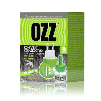 OZZ Standart Set diffuzor+lichid 45 nopti, 30ml