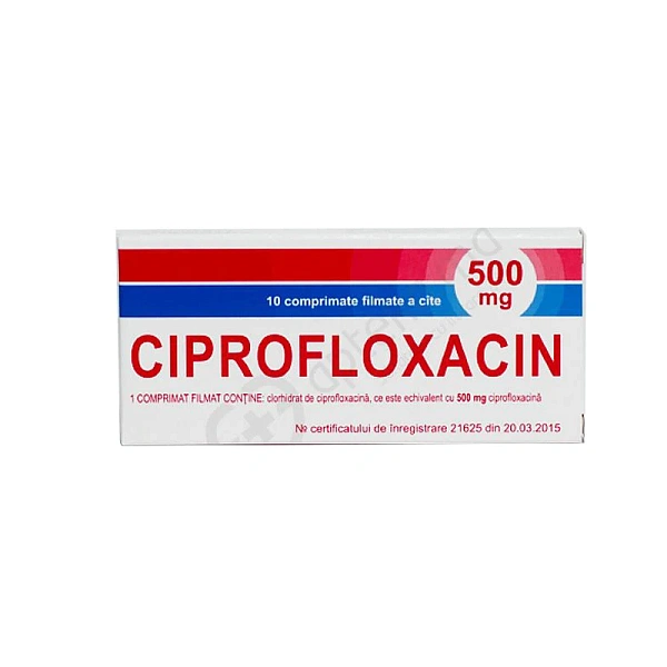 Ciprofloxacin 500mg comp. N10 Ciprofloxacin 500mg comp. N10