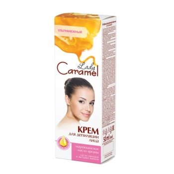 Lady Caramel Cremă pentru depilare față 50ml